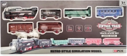 Vintage vlak s tračnicama, 19 dijelova