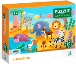 dodo puzzle životinje: vrućina u africi, 60 dijelova