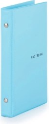 Karis A6 PVC Pastelini plavi notes