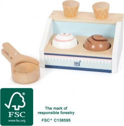 drveni pult za sladoled small foot fresh