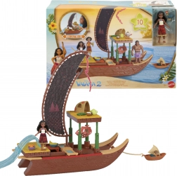 Set figurica i dodaci Disney VAIANA 2 Adventure Canoe, 10 dijelova