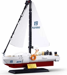 Građevinski set Sluban Model Brzog Čamca Rodeo u Mjerilu 1:35