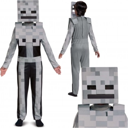 Dječji kostim MINECRAFT Skeleton (4–6 godina, 110–122 cm)