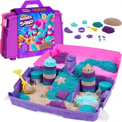 Kinetic Sand Mermaid Palace – prijenosni set sa svjetlucavim pijeskom i dodacima 934 g