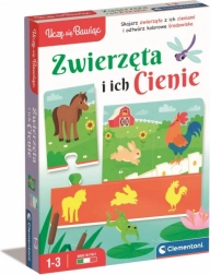 Puzzle životinje i njihove sjene CLEMENTONI Učim kroz igru