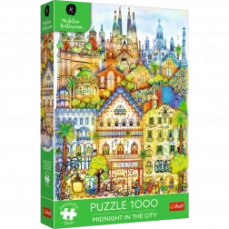 Puzzle premium 1000 dijelova – Ponoć u Barceloni