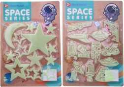 Svjetleća dekoracija s svemirskom tematikom 30 x 21 cm