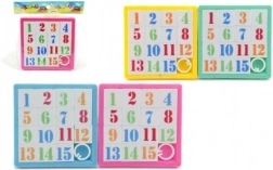 Pomicalna brojčana slagalica 4×4 (mješavina boja) – logička igra 15
