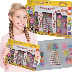 Kreativni set za izradu šarenih narukvica SIMBA ART & FUN