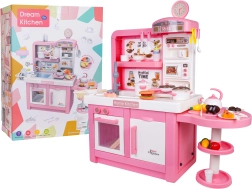 Children’s pink mega kitchen with accessories