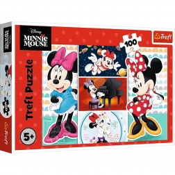 Puzzle 100 dijelova Zabavna MINNIE DISNEY od Trefl