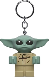 LEGO Star Wars svjetleći privjesak Grogu (Baby Yoda) za ključeve s LED-om