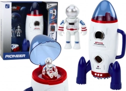 Svemirska raketa Otvarajuća astronauti Svemirsko vozilo Svjetla Zvukovi