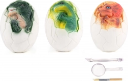 Iskopno dinosaurovo jaje 11 cm – arheološki set za djecu