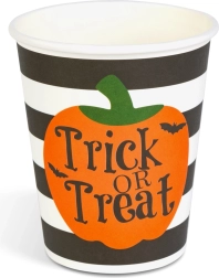 Halloween papirnate čaše s bundevama 250 ml, 8 komada