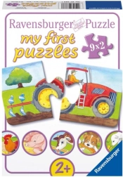 Ravensburger Moje prve puzzle na farmi 9×2 dijela