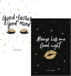 Skicirka A5 SHKOLYARYK Kisses, točkasta mreža, 48 listova