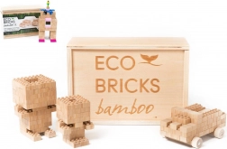 Drvena konstrukcijska igračka 145 dijelova u kutiji