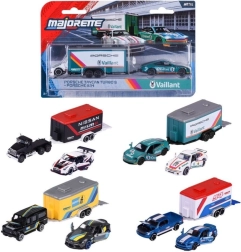 Majorette racing deluxe prikolice – set 2 auta i prikolice 1:64
