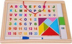 Drvena obostrana ploča s priborom