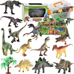 Woopie set dinosaurov park – figurice s podlogom i dodacima, 23 kom