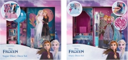 Decorative diary set DISNEY FROZEN – diary, stickers and accessories