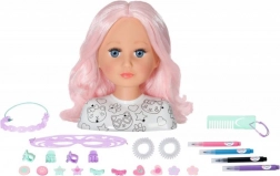 Baby Born kreativna glava za češljanje 22 cm s dodacima