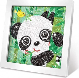 Kreativni set slika s kamenčićima – panda 17 cm