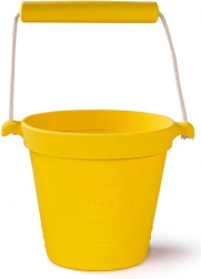 Silikonska plažna kanta BIGJIGS TOYS – žuta