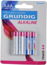 Alkalne baterije AAA 1,5 V 4 kom GRUNDIG