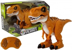 Dinosaurus na daljinsko upravljanje R/C Brončani Zvuk Svjetlo Tiranosaur
