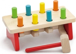 Drvena udaraljka s raznobojnim klinovima VIGA