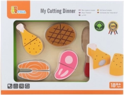 Drvena set za rezanje - meso