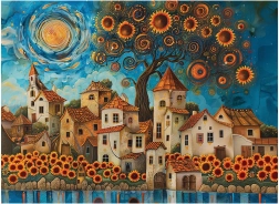 Slagalica Suncokreti 1000 dijelova