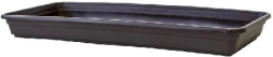 Plastic Saucer for Planter Box Lobelia 50 cm Brown