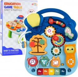 Interaktivni obrazovni stolić 6u1 sa svjetlima i zvukovima, pastelnog dizajna