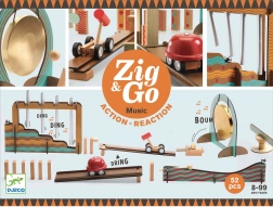 Drvena staza Zig Go Glazba 52 dijelova Djeco