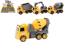 Plastični građevinski autić na inerciju 10 cm – 3 vrste, kutija 12 kom