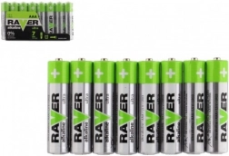 Alkalne baterije AAA 1,5 V – 8 kom RAVER