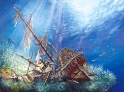 Sunken Galleon Puzzle 2000 Pieces Castorland