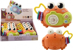 Interaktivni rak s zvečkom i projektorom, narančasti