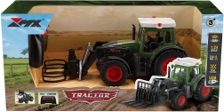 RC traktor s hvataljkama za bale 2,4 GHz 1:24