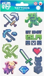 privremene tetovaže Minecraft – set 10 motiva