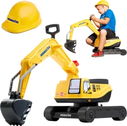 Komatsu Pedal Excavator with Rotating Cab and Helmet