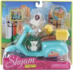 motocikl za lutku s dodacima