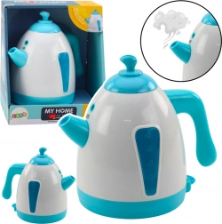 Električni dječji čajnik s efektima i parom, tirkizni