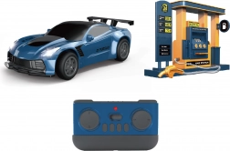 RC auto s dimnim efektima i benzinskom postajom 22 cm