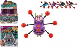 penjušći pauk za staklo 8 × 6 cm, plastični, 4 boje