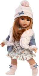 Realistična lutka s mekanim platnenim tijelom 35 cm Llorens NICOLE