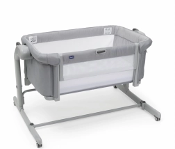 Chicco Next2Me Magic Evo bedside crib grey mist